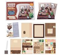Puzzle 3D in Legno da Costruzione | Gioco Interattivo Genitore-Figlio - Modellini 3D da Costruire - Regalo per Bambini Ragazzi Studenti Cameretta Studio Università