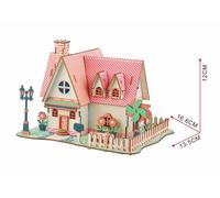 Puzzle 3D in legno del Castello dei Girasoli