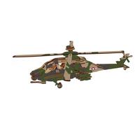 Puzzle 3D in legno Elicottero da combattimento Apache