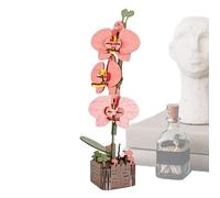 Puzzle 3D in Legno, Kit per Costruire Modelli di Fiori, Puzzle, per Bambini Decorazione per la Casa Hobby e Fai da Te Relax Esposizione su Scaffale e Tavolo come Centrotavola