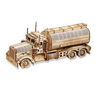 Puzzle 3D in Legno Modello di Camion Cisterna per Adulti da Costruire, Kit di Modelli Meccanici Rompicapo Giochi di Costruzione Fai-da-Te, Regalo Educativo di Puzzle Legno per Adolescenti e Adulti