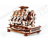 Puzzle 3D in legno motore V8