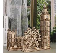 Puzzle 3D in Legno per Adulti Modello Big Ben con Orologio Reale, Regali Personalizzati per Le Donne Decorazione Soggiorno Costruzione, Tempo Libero Creativo per Bambini