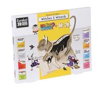 Puzzle 3D in legno - Scopri tutto su streghe e maghi - Modello educativo - Montaggio senza colla - a partire dagli 8 anni
