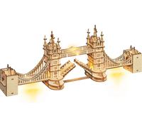Puzzle 3D in legno Tower Bridge con illuminazione a LED