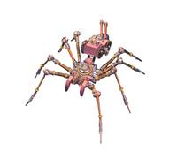 Puzzle 3D in metallo per adulti, 204 pezzi, fai da te, steampunk, meccanico, veleno, dente, sentinella, ragno, con design fantasy, ornamento artistico creativo per casa e ufficio