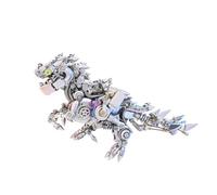 Puzzle 3D in metallo per adulti, Babylong Mecha Dragon Kit di montaggio fai da te, 1111+ PCS Steampunk modello drago meccanico, decorazione da scrivania per hobby e collezione