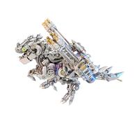 Puzzle 3D in metallo per adulti, Babylong Mecha Dragon più kit di montaggio fai da te energia nucleare, oltre 1350 pezzi, modello steampunk meccanico drago, decorazione da scrivania per hobby e