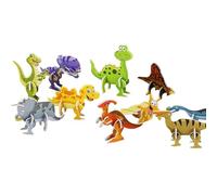 Puzzle 3D In Schiuma - Set Di Modelli Di Dinosauri Per Armati Ďi Aeroplani | Giocattoli Da Costruzione Durevoli Resistenti All'usura, Piccoli Puzzle Da 3,2x2,3 Pollici, Regalo Decorativo Per