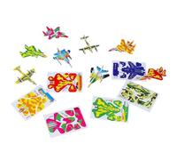Puzzle 3D In Schiuma - Set Di Modelli Di Dinosauri Per Armati Ďi Aeroplani | Giocattoli Da Costruzione Durevoli Resistenti All'usura, Piccoli Puzzle Da 3,2x2,3 Pollici, Regalo Decorativo Per