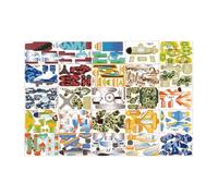 Puzzle 3D - Jigsaw Puzzle | 3D Jigsaw, for Kids, No Glue Educational Interactive Miniature Animal Paper Puzzle, for Boys Girls Students Classroom School Bedroom Study Party