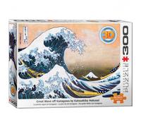 Puzzle - 3D - La Grande Onda Di Kanagawa - Hokusai - 300 Pezzi