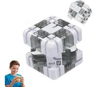 Puzzle 3D Labirinto Grande Maze Cube, Gioco Di Logica Coinvolgente, Gioco Interattivo Con Cubo Labirinto, Antistress E Sviluppo Della Logica Per Adulti E Bambini (B)