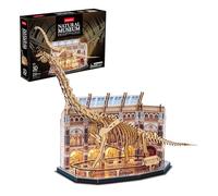 Puzzle 3d Legno Brachiosaurus Museo | Puzzle Legno Scheletro Di Dinosauro Da Assemblare Con Luce | Giochi Per Bambini E Adulti | Rompicapo 216 Pezzi | Modellismo Da Costruire Adulti |