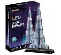 Puzzle 3D luminoso Burj Khalifa 136 pezzi