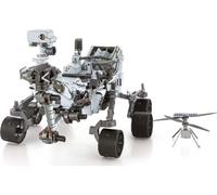 Metallo Terra Mars Rover Perseverance & Ingenuity 3D Modello + Pinzette 24654