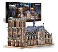 Puzzle 3D Metallo Piececool Cattedrale Notre Dame Parigi Kit Modellismo DIY