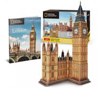 Puzzle 3D NATIONAL GEOGRAPHIC: Big Ben, 94 pezzi - CUBICFUN