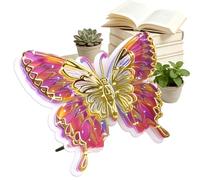 Puzzle 3D per Adolescenti Puzzle Architettonico in Acrilico per la | Set di costruzione a farfalla dai colori vivaci per l'ufficio a casa, feste, l