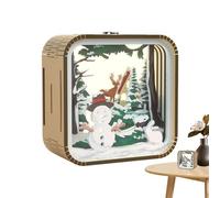 Puzzle 3D per adulti - kit artigianato della luce notturna fai -da -te con lampada a led - Modello di decorazione del letto creativo per tavolo, scaffale o display della stanza - Progetto fatto a mano