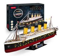 Puzzle 3D per adulti modello Titanic con LED