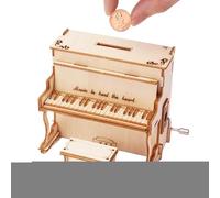 Puzzle 3D Per Adulti - Puzzle Musicale in Legno a Forma di Pianoforte | Set Manuale da Costruzione per Scrivania Camera Soggiorno