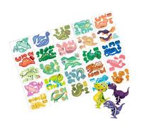 Puzzle 3D per bambini - 25 pezzi di puzzle di carta fai-da-te per l'assemblaggio creativo, gioco di costruzione, apprendimento divertente e sviluppo della capacità di risoluzione dei problemi, set di