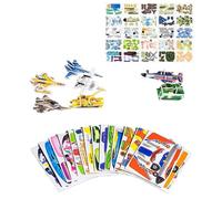 Puzzle 3D per bambini | 25 pezzi DIY Creative Assembly Toy - DIY 3D Creative Paper Jigsaw Puzzle - for Classroom Family Road Trip Boys Girls Kids School Travel Stocking Stuffer Crafts