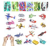 Puzzle 3D per Bambini | 25 Pezzi Giocattoli di Carta in 3D - Attività Creativa per Bambini - per Età Prescolare, Scuola Materna, Classe, Viaggio, Casa, Giardino e Terrazzo