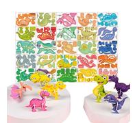 Puzzle 3D per bambini - Gioco educativo interattivo per genitori e figli | Puzzle di carta 3D di animali in miniatura, per bambine e bambini studenti, scuola stanza studio