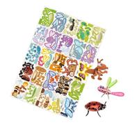 Puzzle 3D per bambini, gioco educativo interattivo per genitori e figli, puzzle di carta 3D di animali in miniatura, per bambini, ragazze, adolescenti, aula, scuola, camera da , studio