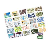 Puzzle 3D per bambini - Set di 25 puzzle di carta fai da te per assemblare creativamente, apprendimento giocoso e promuovere la capacità di risoluzione dei problemi, set di puzzle educativo per lo