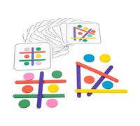 Puzzle 3D per, Gioco fai da te con i modelli di carte ricche, giocattolo di apprendimento precoce in legno, regalo educativo di compleanno di Natale