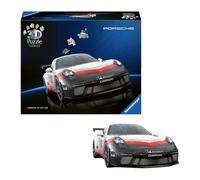 Ravensburger - Puzzle 3d Iconics: Porsche 911 GT3 Cup | Puzzle 3d Per Adulti E Bambini A Partire Dagli 8 Anni | Modellismo Da Costruire Adulti Di 108 Pezzi | Regalo Bambino 8 Anni E Più