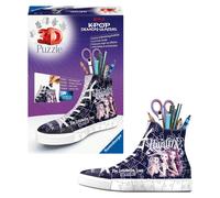 Ravensburger - portapenne sneaker puzzle 3d k-pop demon hunters, 108 pezzi, organizer da scrivania, 8 anni+