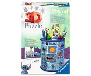 Puzzle 3D Portapenne Stitch, 54 Pezzi, 6+ Anni