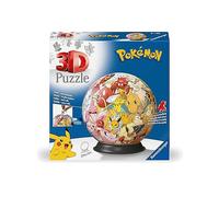 PUZZLE 3D RAVENSBURGER 3D Ball: Pokémon - Kanto Region - 73 Pezzi in Plastica per 6+