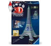 PUZZLE 3D RAVENSBURGER PUZZLE 3D 50 ANNIVERSARIO TORRE EIFFEL GLOW IN THE DARK