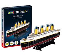 PUZZLE 3D REVELL 170 RMS Titanic - 113 Pezzi in Schiuma per 10+ - Tema: Nave Storica