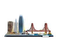 Puzzle 3d - San Francisco Led Cityline | Puzzle 3d Bambini E Adulti | Modellini Da Costruire | Modellismo Da Costruire Adulti | Regalo Bambino 8 Anni | 90 Pezzi