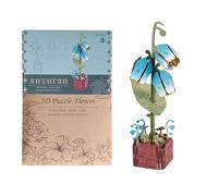 Puzzle 3D | Set fai da te in legno da assemblare | Modello decorativo creativo per relax, decorazione della casa e scaffali | Progetto di famiglia per adulti e bambini