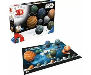 Puzzle 3D Star Wars corpi celesti della galassia di Star Wars (531 pez