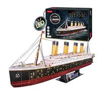 Puzzle 3d Led - Titanic Modellino Led | Modellismo Da Costruire Adulti E Bambini | Modellino Titanic | Puzzle 3d Bambini E Adulti | Titanic Giocattolo | Puzzle Titanic | Puzzle 3d Adulti
