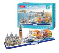 Puzzle 3d - Venezia Cityline | Modellini Da Costruire | Puzzle 3d Bambini E Puzzle 3d Adulti | Regalo Bambino 8 Anni | Giochi Per Bambini | 126 Pezzi