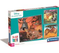 Clementoni 25299 Disney Classics Supercolor Classics-3x48 Pieces (3 Included), J