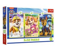 Trefl 3in1: PAW Patrol, I Nostri Cuccioli-3 x 50 Pezzi, Confezione con Tre Puzzle per Bambini dai 4 anni, Multicolore, 34878