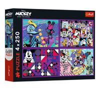 Puzzle 4×250 pezzi MICKEY MOUSE