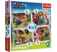 Puzzle 4 in 1 - Il nostro magico Encanto