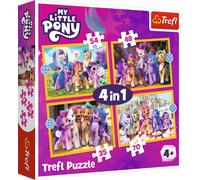 Puzzle 4 in 1 Scopri i Pony