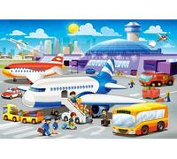 Puzzle 40 pezzi aeroporto per bambini Castorland